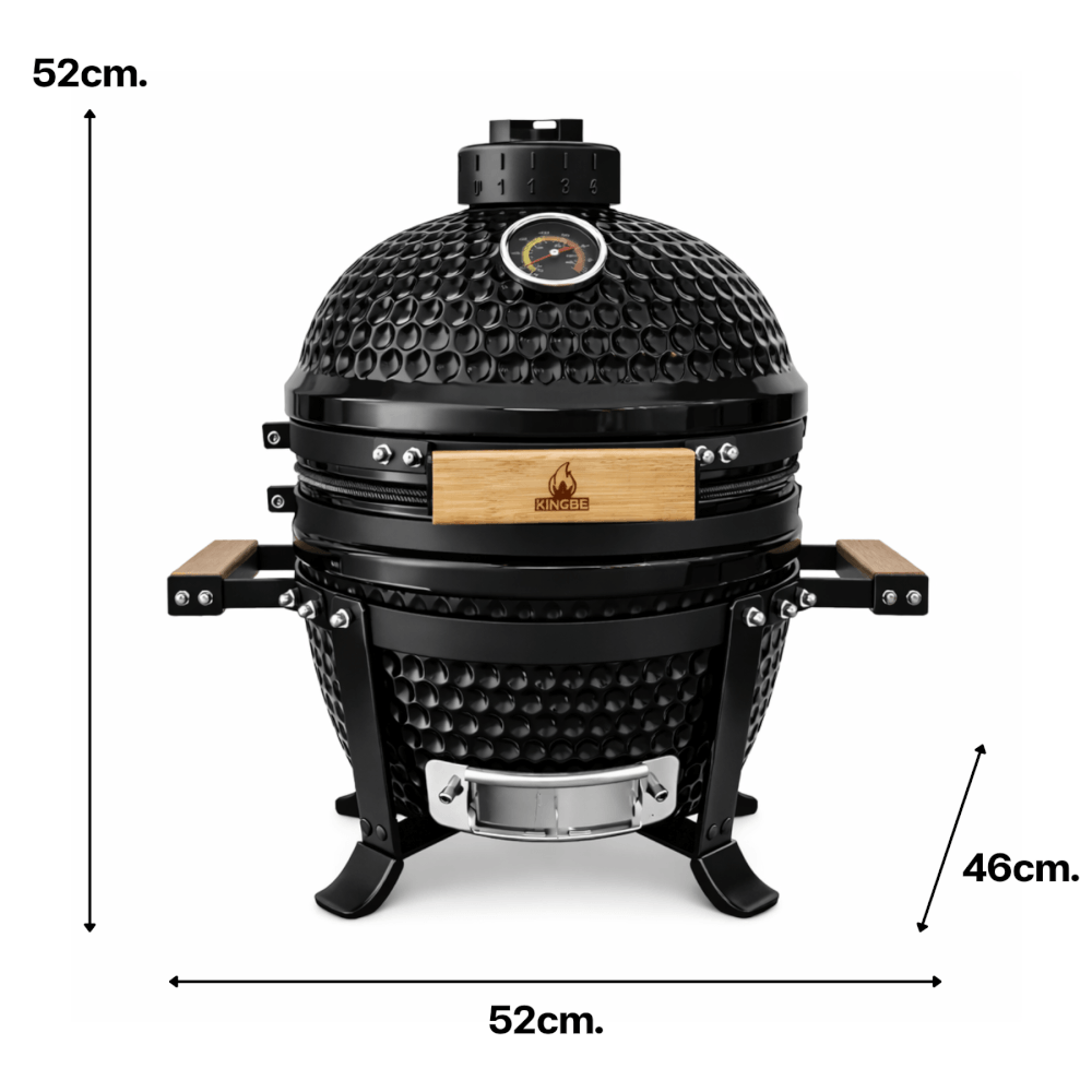 เตาถ่านบาร์บีคิว KINGBE KAMADO PRO13" สีดำ